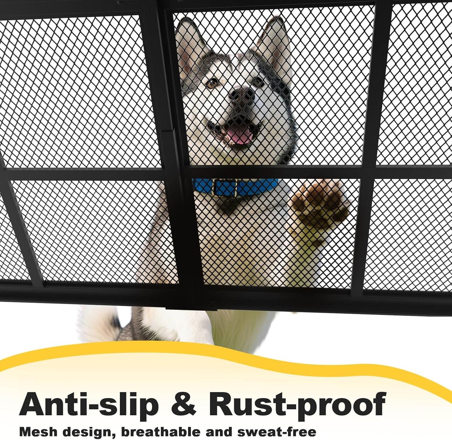 Dog Ramp for Car, 74" X 20"Outdoor Portable Dog Ramps for Truck, SUV, with Non-Slip Surface,Support Up to 250LBS,Pet Ramp for Medium & Large Dogs