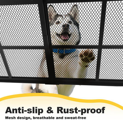 Dog Ramp for Car, 74" X 20"Outdoor Portable Dog Ramps for Truck, SUV, with Non-Slip Surface,Support Up to 250LBS,Pet Ramp for Medium & Large Dogs