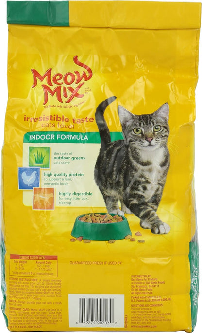 Meow Mix Cat Food, Indoor Formula, 3.15 lb