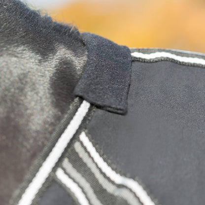 Equinavia Fryd 100% Cotton Stable Blanket for Horses | No Fill - Black - 74 in
