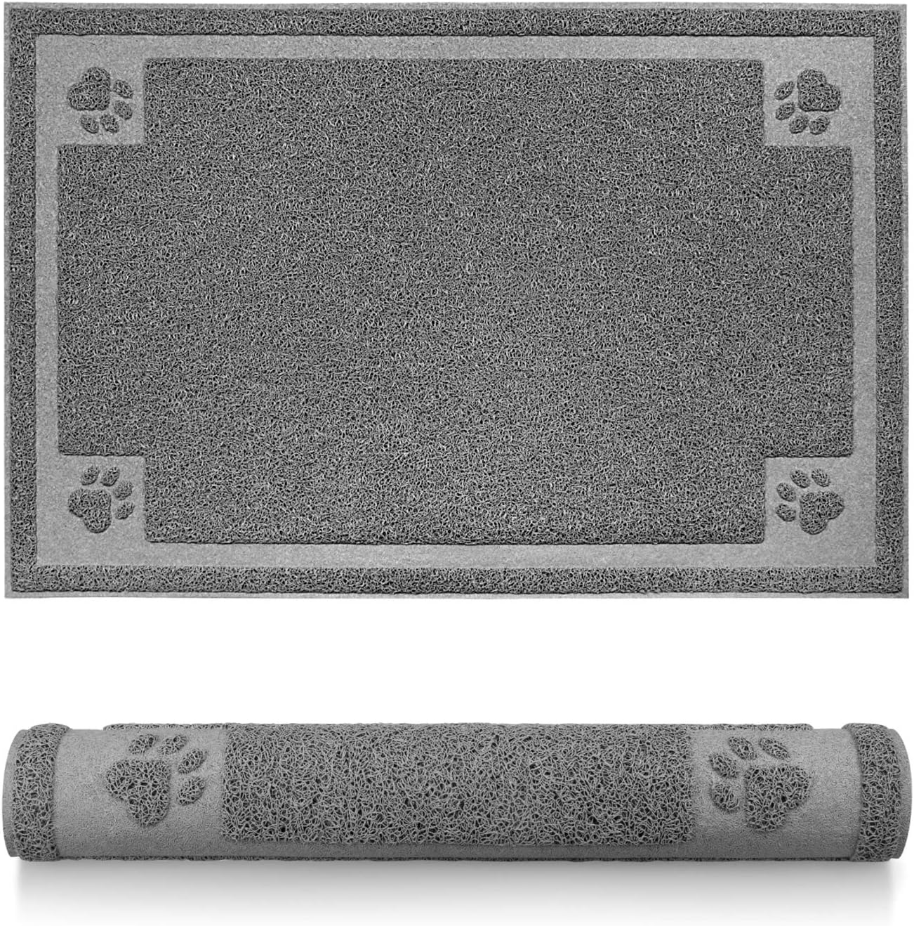 Pet Feeding Mat for Large Dogs and Cats 35" x 25" Flexible and Waterproof Dog Bowl Mat for Food and Water, Easy to Clean Dog Food Mat with Non Slip Backing