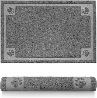 Pet Feeding Mat for Large Dogs and Cats 35" x 25" Flexible and Waterproof Dog Bowl Mat for Food and Water, Easy to Clean Dog Food Mat with Non Slip Backing