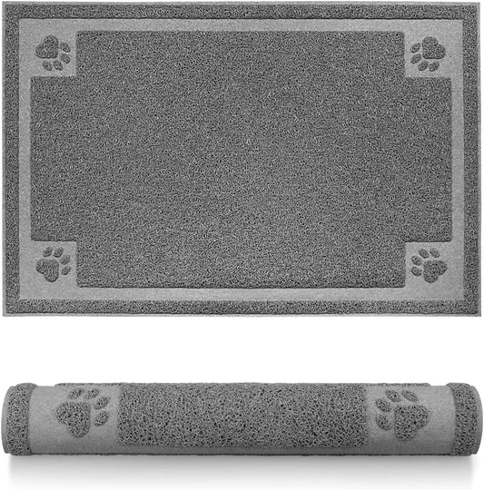 Pet Feeding Mat for Large Dogs and Cats 35" x 25" Flexible and Waterproof Dog Bowl Mat for Food and Water, Easy to Clean Dog Food Mat with Non Slip Backing