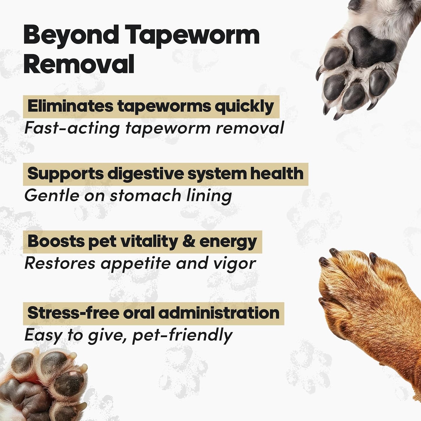 Say Good Bye to Tapeworms in Dogs and Cats with GiarCidia Prazi for 60 MLS Liquid - Include 3 ml Dropper with Cap