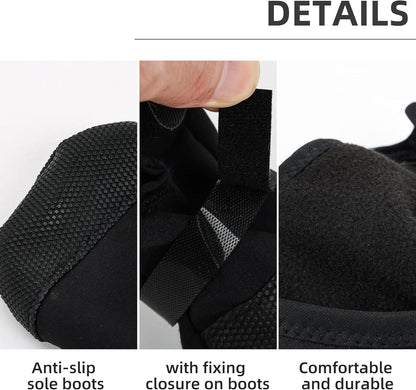 ETIAL Dog Paw Wound Recovery Boot, Breathable Dog Bootie for Injured Paw, Anti-Slip Dog Shoe with Self-Adhesive Strap, Dog Paw Protector for Outdoor Walking & Keep Dogs from Licking Wounds (XL)