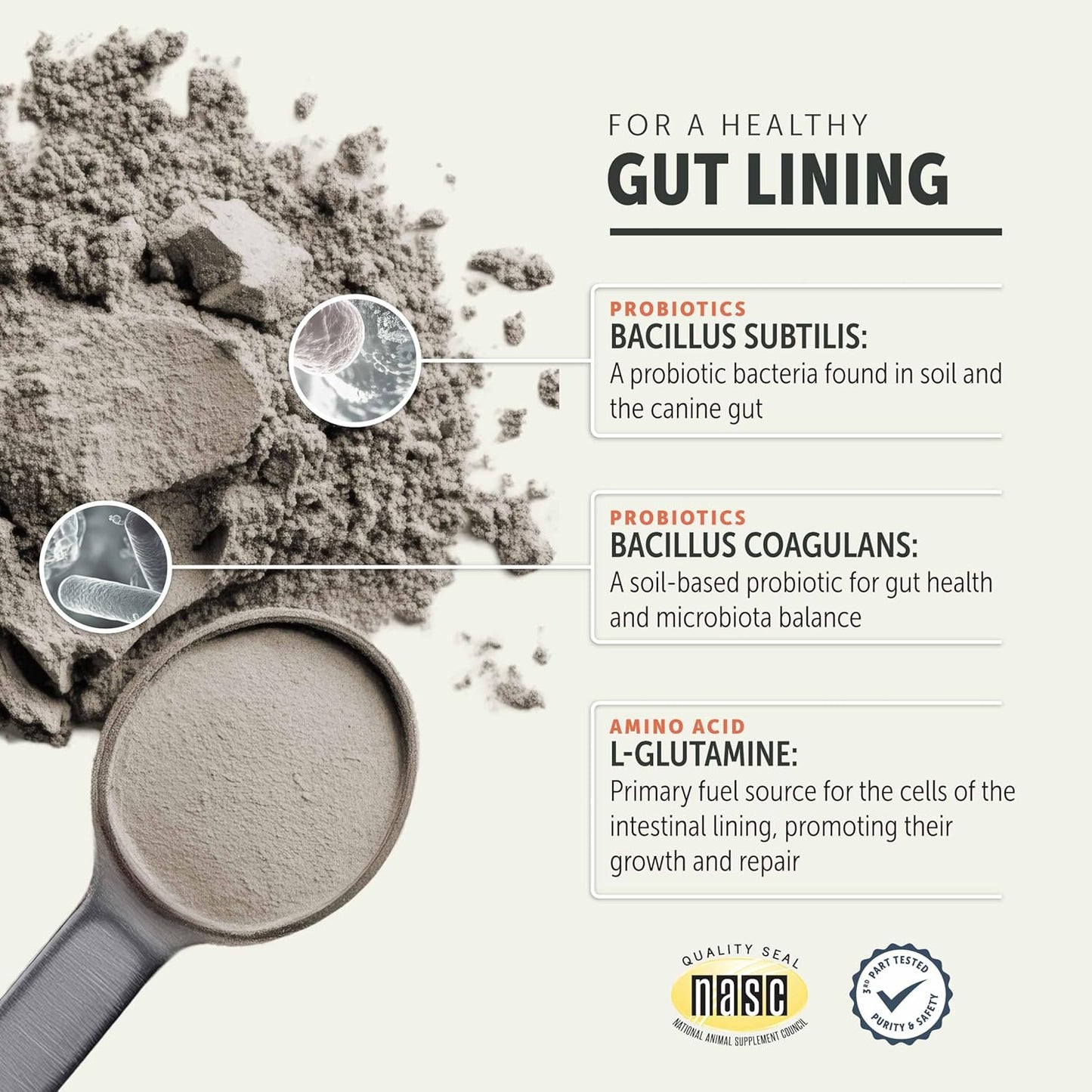 Four Leaf Rover Gut Guard - Dog Probiotics, Prebiotics, and Organic Herbs for Gut Health and Immune Support - Veterinarian Formulated - 30 Day Large Dog Supply