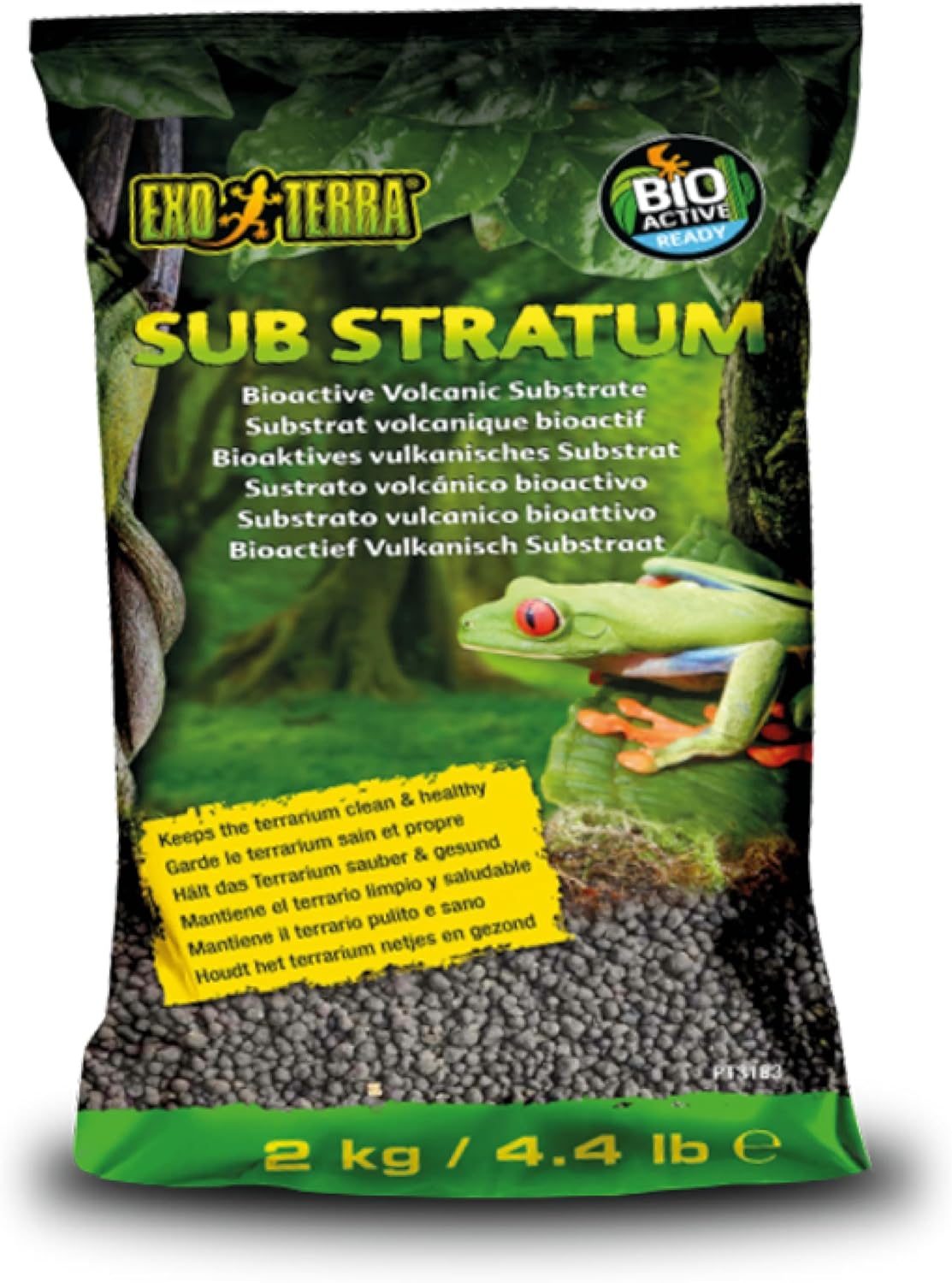 Exo Terra Sub Stratum, Bioactive Volcanic Substrate for Reptile Terrar ...