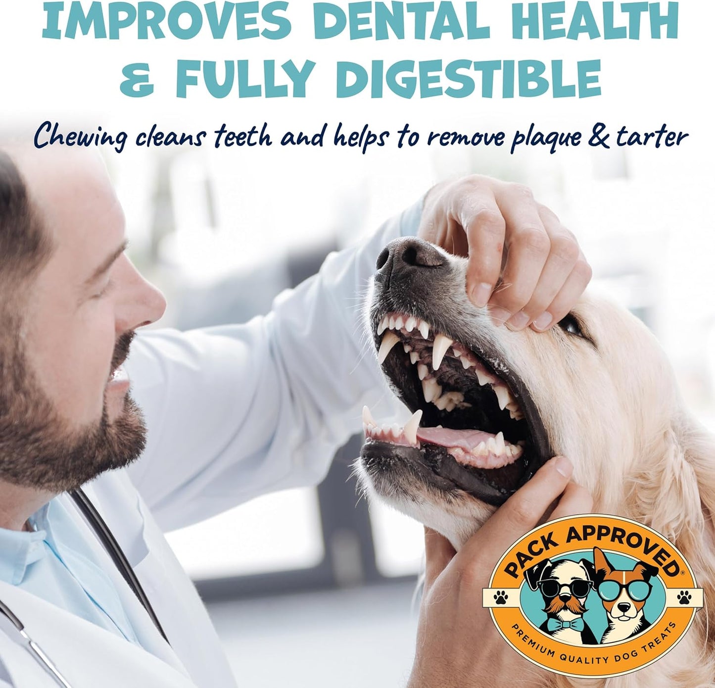 Long Lasting Dog Chews Bundle - Beef Cheek Rolls & Bull Beef Twists for Medium to Large Dogs