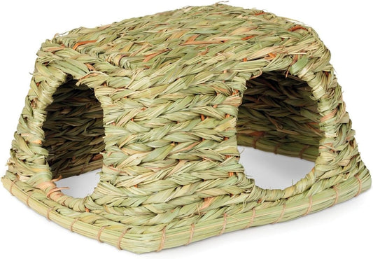 Prevue Hendryx 1097 Nature's Hideaway Grass Hut Toy, Medium, 11 x 9 x 6