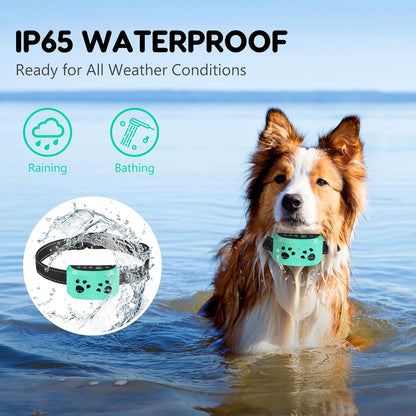 Dog Bark Collar, Svtrat Smart Bark Collar for Small Medium Large Dogs Anti Bark Collars with 4 Training Modes and 7 Level Sensitivity, Barking Collar