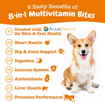 Zesty Paws Multivitamin Treats for Dogs + Probiotic Powder for Dogs