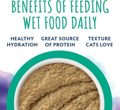 Soulistic Paté, Chicken and Turkey Dinner in a Hydrating Purée, 5.5oz Can, Pack of 8