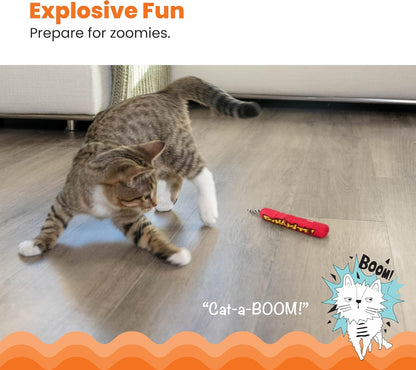 Catstages Green Magic Dynamite Stick Catnip Cat Toy