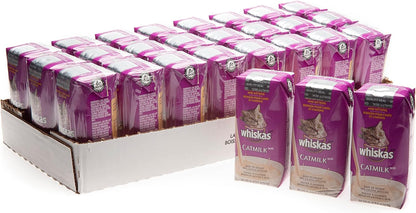 Whiskas Catmilk Plus Drink for Cats and Kittens 24 Count, 6.75 Ounces
