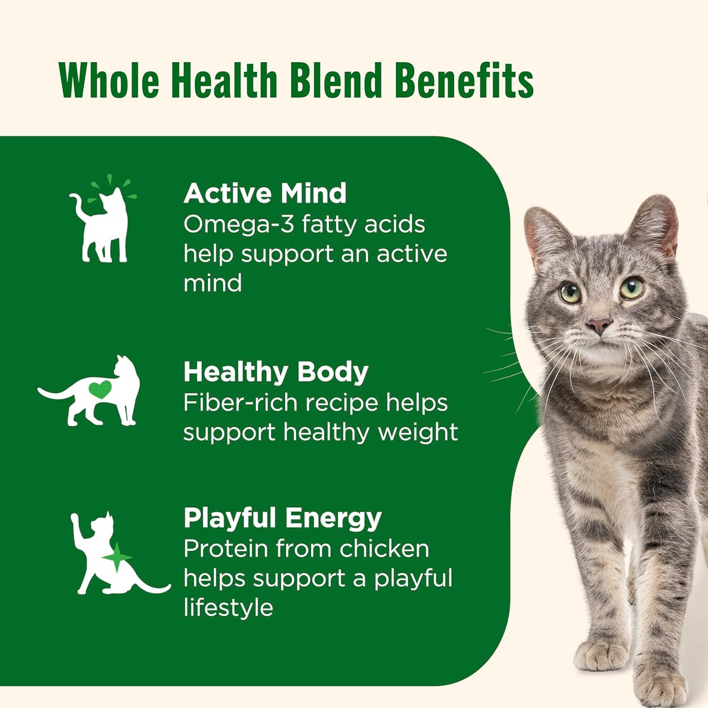 Nutrish Premium Natural Dry Cat Food, Real Chicken & Brown Rice Recipe, 14 Pounds (Packaging May Vary), (Rachael Ray Nutrish)