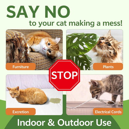 Natural Cat Deterrent Spray, 200ML Kitten Cat Repellent Spray Anti-Scratch for Furniture, Sofas, Curtains, Plants, Non-Toxic, Non-Alcohol Behavior Training Aid for Indoor & Outdoor