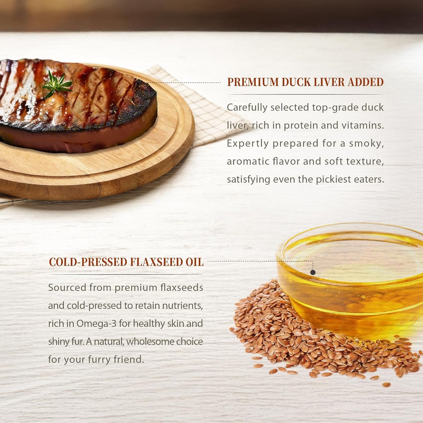 Herz Air-Dried Dog Food Beef & Duck Liver Recipe 2.2 lb, All-Natural, High-Protein, Grain-Free, Limited Ingredients, Complete & Balanced, Premium Canine Cuisine