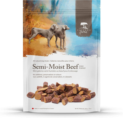 Caledon Farms Mini Trainers- Semi Moist Beef Treat Dog Treats:220G/7.8OZ