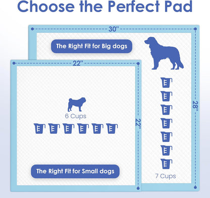 American Kennel Club Scented Puppy Training Pads with Ultra Absorbent Quick Dry Gel – 28 x 30 Pee Pads for Dogs - Fresh Scented - 50 Count, XL