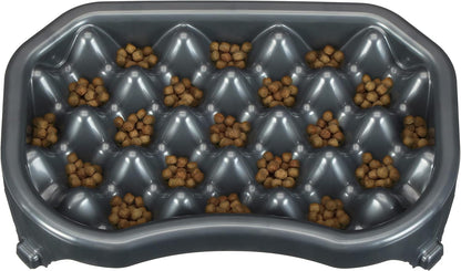 Neater Pet Brands Neater Slow Feeder Dog Bowls, Slows Down Fast Eaters to Help Digestion & Prevent Overeating, Non-Slip Food Bowl, BPA-Free, Holds 2.5 Cup of Food for Small to Medium Breed or Puppy
