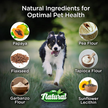 Probiotics for Dogs – Digestive & Immune Support Chews with Probiotics – Natural Gut Health Supplement for Diarrhea, Gas & Allergies (120 Count)