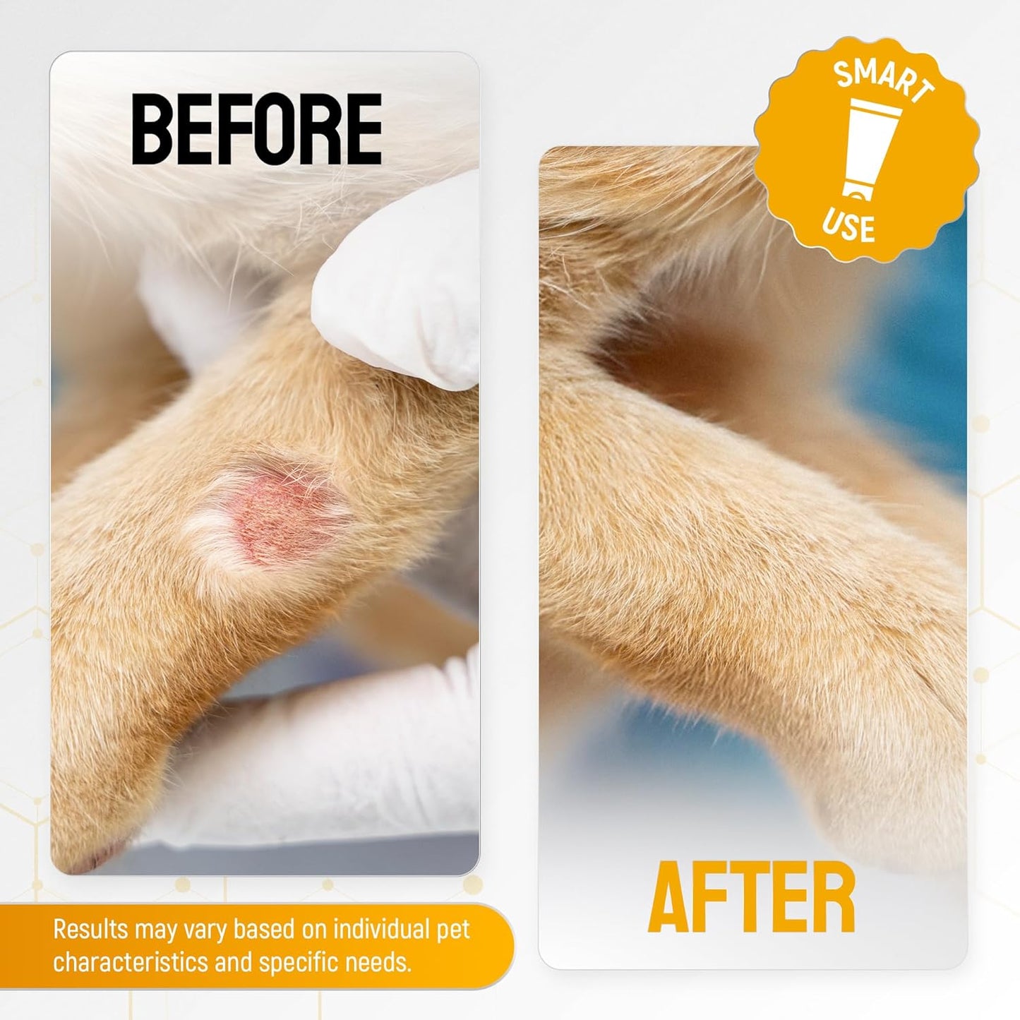 Cat Wound Care Gel for Scratches, Bites, & Irritations – Hot Spot Treatment for Cats & Kittens – Honey Wound Repair Ointment in Gel Form with Colloidal Silver & Honey for Topical Use – 2 Oz Tube