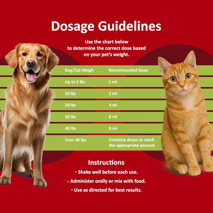 Bye Bye Worms – Advanced Dewormer for Cats & Dogs | Safe & Effective Liquid Worm Treatment | Chicken Flavor | 2 oz