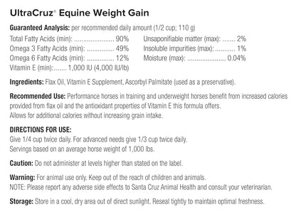 UltraCruz® Equine Weight Gain, 1 Gallon