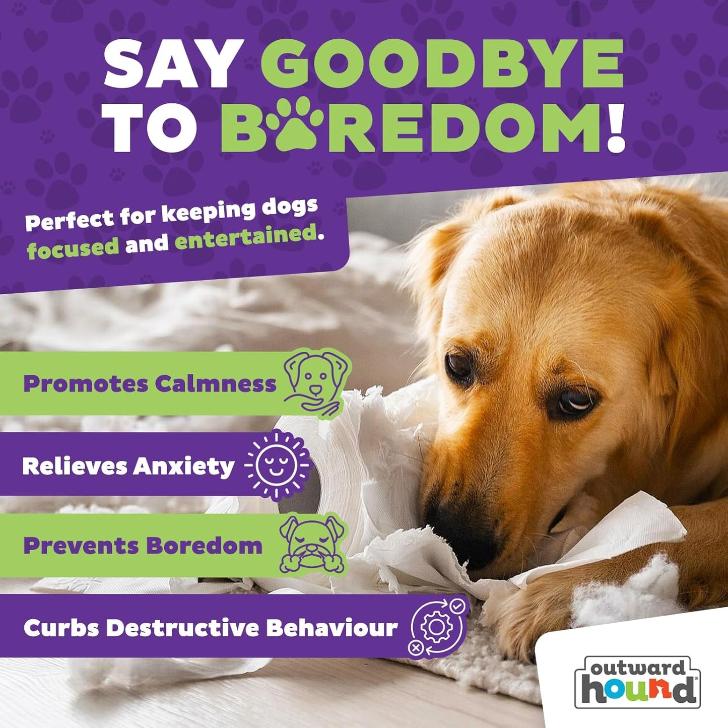 Outward Hound by Nina Ottosson Lickin’ Layers 3-in-1 Interactive Dog Feeder Puzzle, Lick Mat & Slow Feeder Bowl – Mental Stimulation Toy for Medium & Large Dogs, Holds 2 Cups of Wet or Dry Food