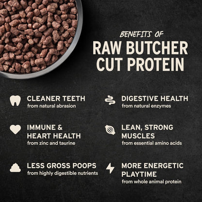 Vital Essentials Freeze-Dried Raw Turkey Crunchy Mini Nibs | Complete Meal or Mixer Dog Food | 25 oz