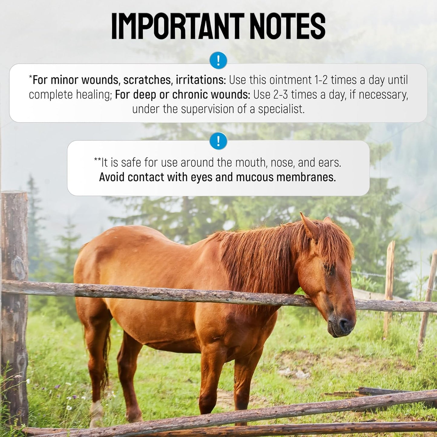 Best Hot Spot Treatment for Dogs & Horses – Dog Wound Care with Silver for Scratches, Sores, Rashes, Irritations – Honey Wound Repair Ointment in Gel Form for Horses & Cats + 2 Bandages – 2 Oz