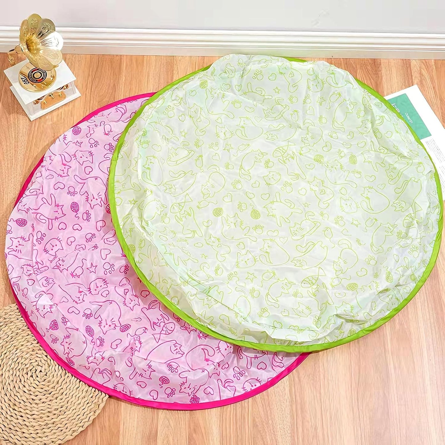 Upgraded Rechargeable Interactive Cat Toy Ball with Hunting Cover - Smart Automatic Rolling, Obstacle Avoidance, Indoor Exercise for Cats to Release Energy & Instincts (Pink)