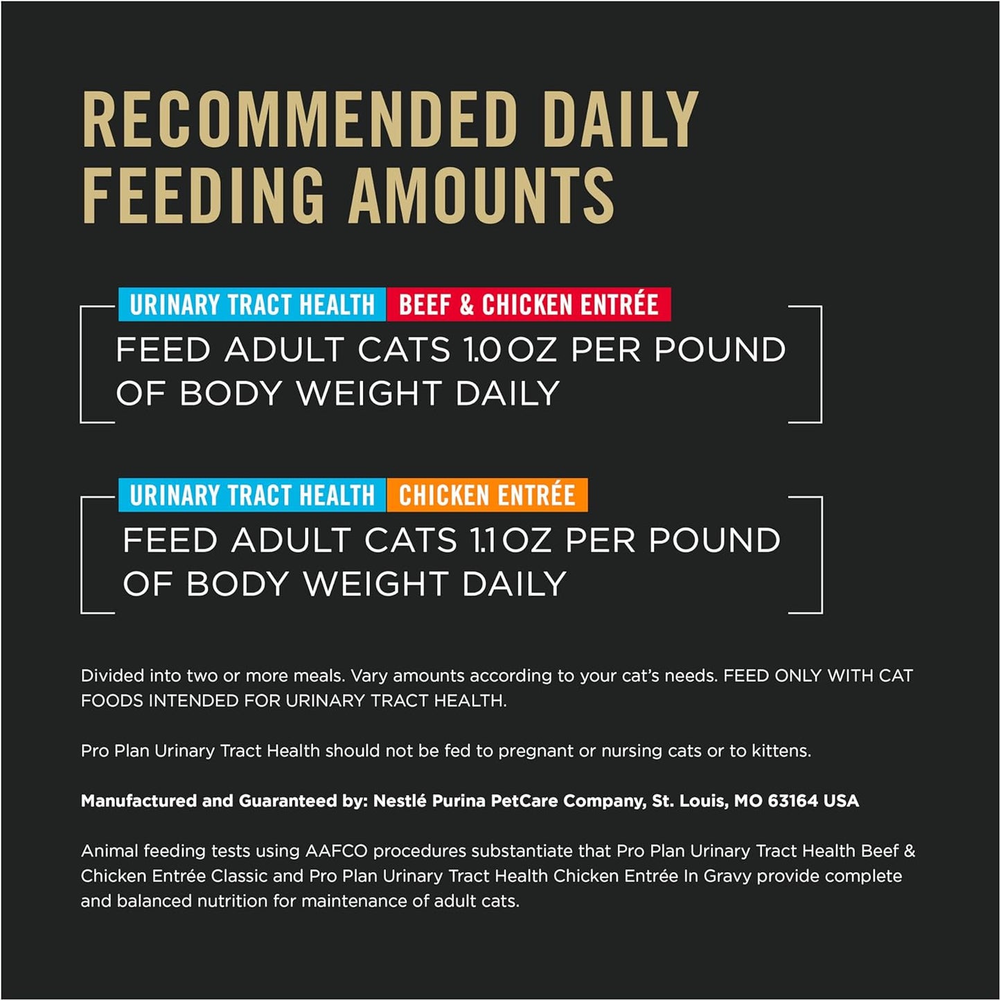 Purina Pro Plan Urinary Tract Wet Cat Food Variety Pack Urinary Tract Health Beef and Chicken Entrees - (Pack of 12) 5.5 oz. Cans