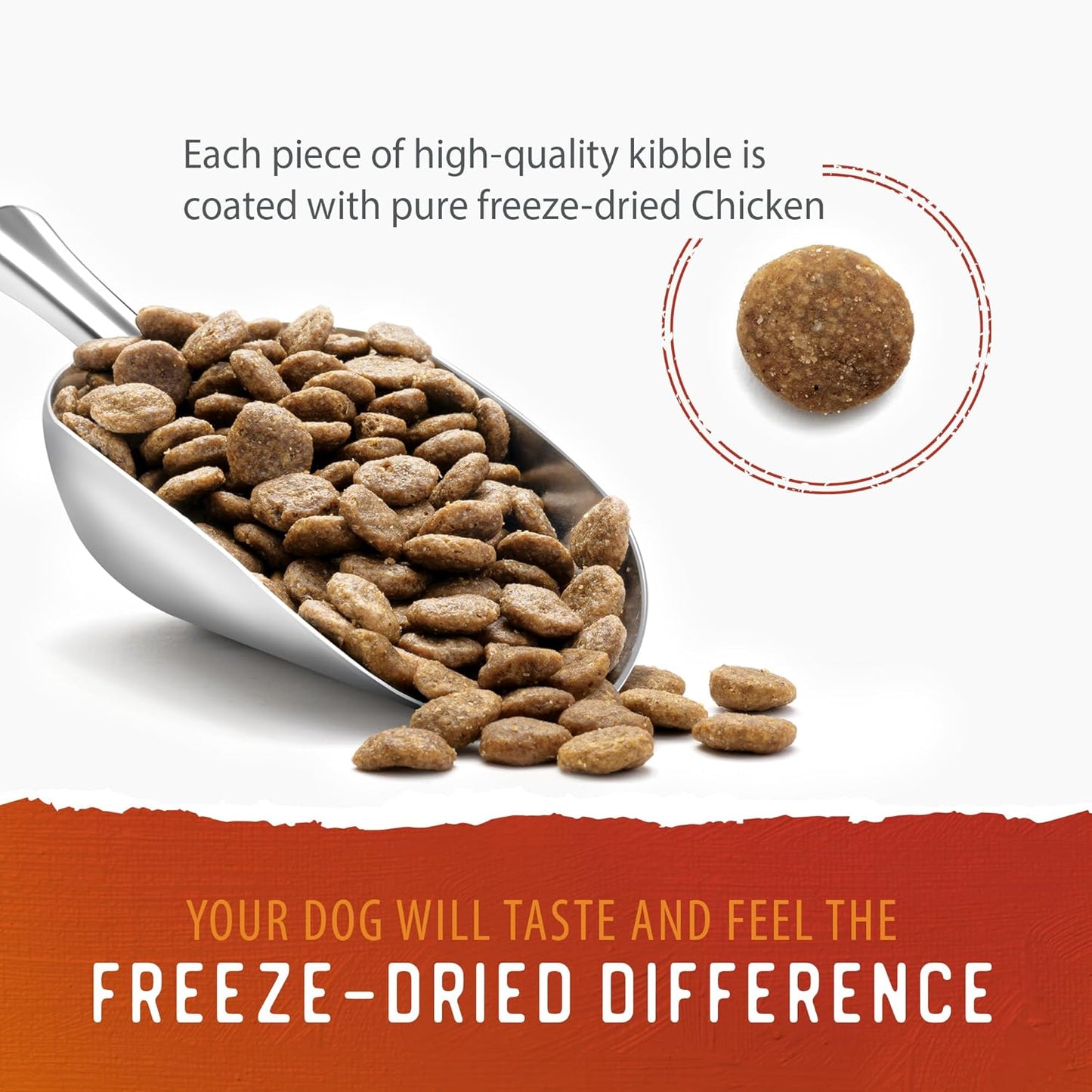 Caledon Farms Freeze-Dried Coated Chicken Recipe Premium Dry Dog Food 7.7lb