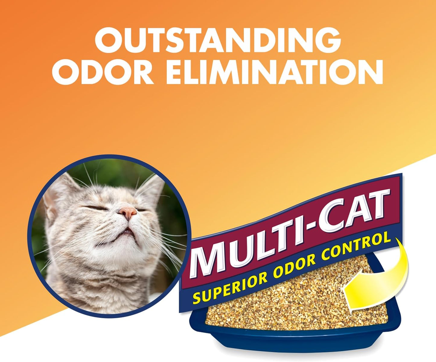 ARM & HAMMER Naturals Clumping Cat , Litter Odor Control, Multi Cat Litter, 18 lb. Bag