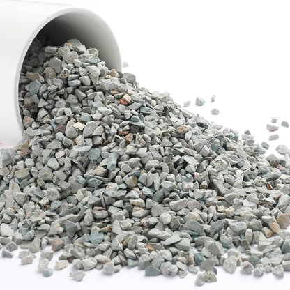 5lb Succulents and Cactus Green Zeolite, Décor & Additive Rocks, Natural Decorative Gravel for Bonsai, Fairy Gardening, DIY Projects, Vases Fillers, Terrarium