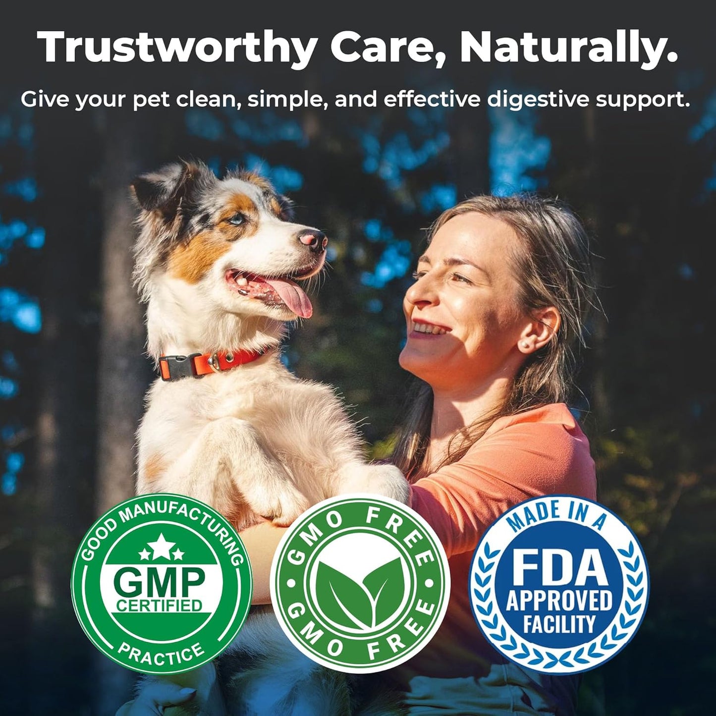 | S boulardii + FOS for Dogs and Cats | Probiotic and Prebiotic Powder | Support Gut Health, Diarrhea | 60g