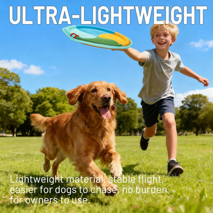 Dog Flying Disc, Durable Dog Flyer, Durable Frisby for Pets, with Soft and Thick Edges, Lightweight and Water Floating, Flying Disc for Training Fetch