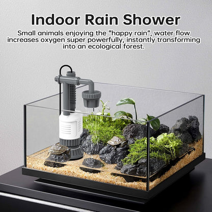 Fish Tank Cleaner, Aquarium Vacuum Gravel Cleaner Electric -6-in-1 Automatic Removable Vacuum with Adjustable 30W Motor Efficient Cleaning White1