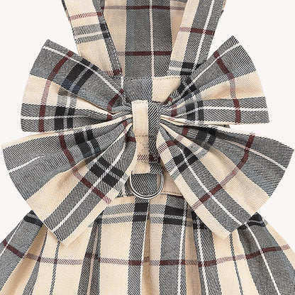 PUPTECK Adjustable Dog Harness Collar Leash with Dress Set