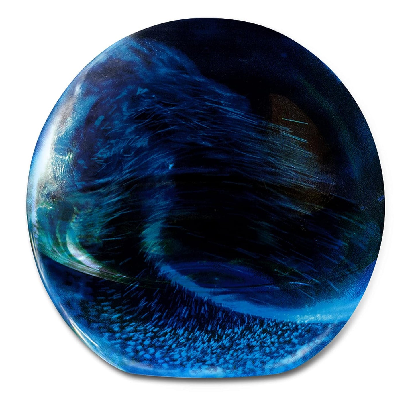 Large Bioluminescent Bio-Orb Gift Option - Living 6-inch Glass Orb with Free Glowing Plankton Coupon