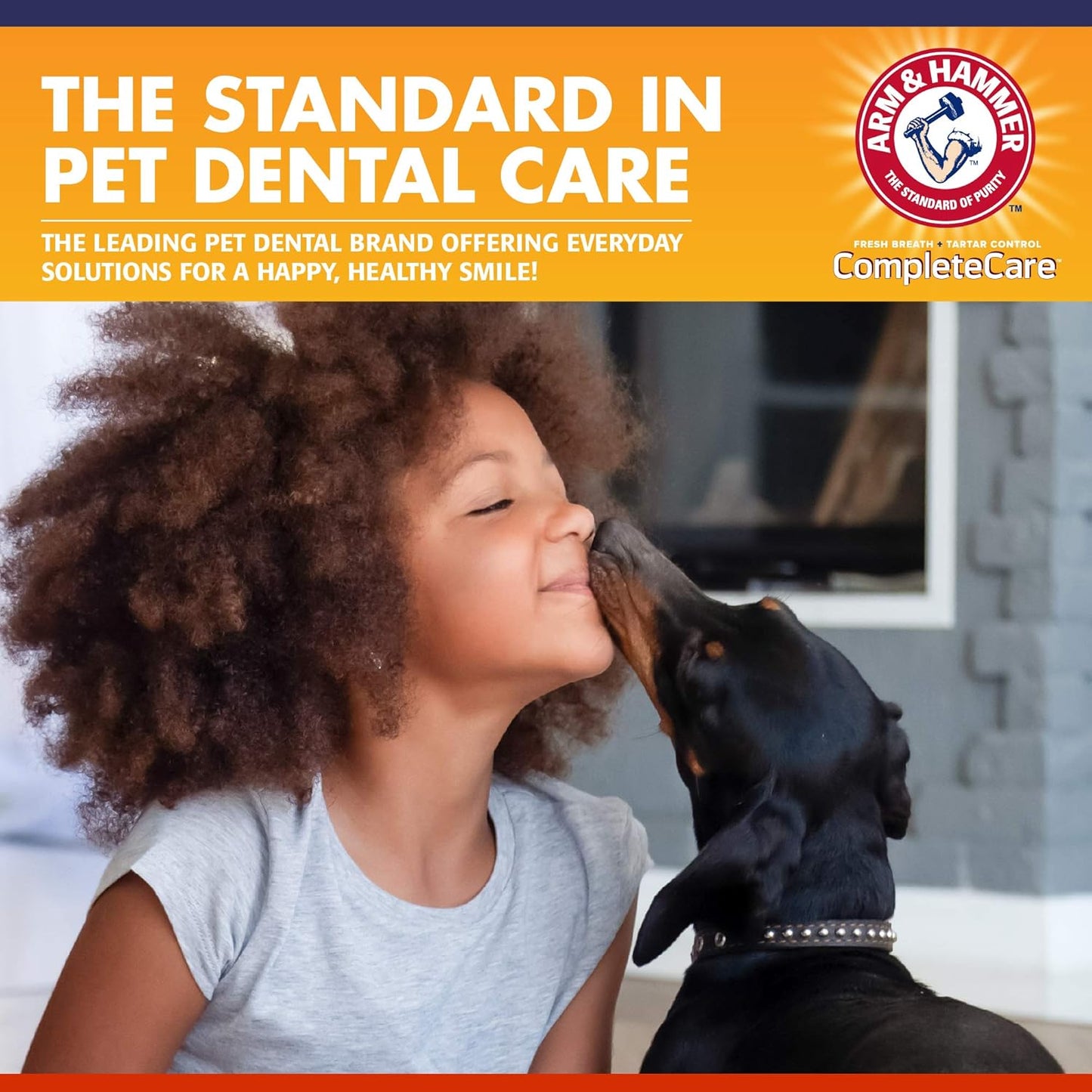 Arm & Hammer Complete Care Dog Dental Kit, Chicken Flavor Enzymatic Dog Toothpaste, Toothbrush, & Finger Brush, Baking Soda + Calcium, Enhanced Formula, 2.5oz