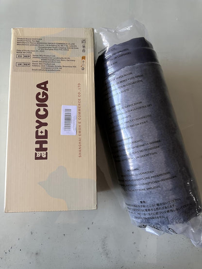 EHEYCIGA Orthopedic XL Dog Beds for Extra Large Dogs with Removable Washable Cover for Crate, Grey, 41x27