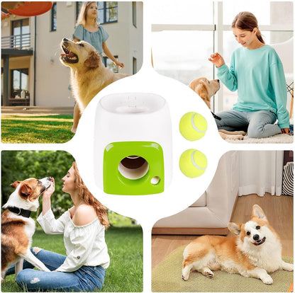 Dog Ball Launcher Launcher,Automatic Dog Ball Launch,Automatic Dog Tennis Ball Launch - Toy Training Reward Machine in