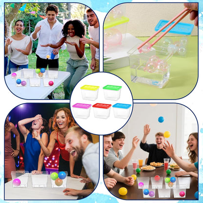 30 Pack 12 oz Plastic Fish Bowls with Lids Plastic Reptile Terrariums Carrier Cage Hatching Container Rectangle Gold Fish Bowls Transparent Turtle Aquarium for Adults Centerpieces Party Decoration