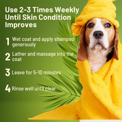 Healthy Paw Life's Sulfur & Neem Restorative Shampoo with Oatmeal