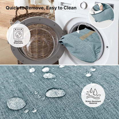 Dog Booster Car Seat for Small Dogs with Heavy Duty Safety Belt and Lock, Waterproof Detachable Dog Travel Bed for Car with Storage Pocket Up to 25lbs, Memory Foam Filling for Max Support