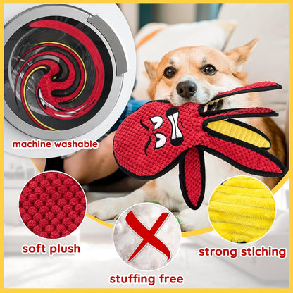 Dog Toys for Aggressive Chewers, Octopus Squeaky Puppy Toys, Stuffing Free Plush Chew Toys for Large Medium and Small Dogs, Interactive Tug Dog Toys to Keep Them Busy