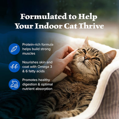 Blue Buffalo Wilderness Nature's Evolutionary Diet High-Protein, Grain-Free Natural Dry Food for Adult Cats, Chicken, 11-lb. Bag