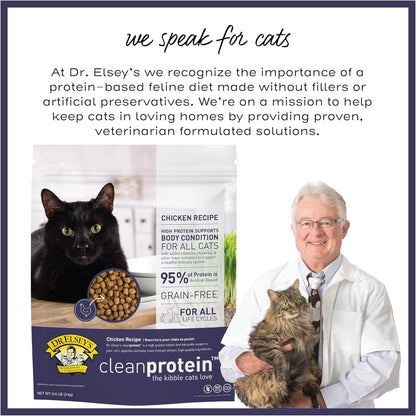 Dr. Elsey's cleanprotein Chicken Cat Kibble 2 lb. Bag